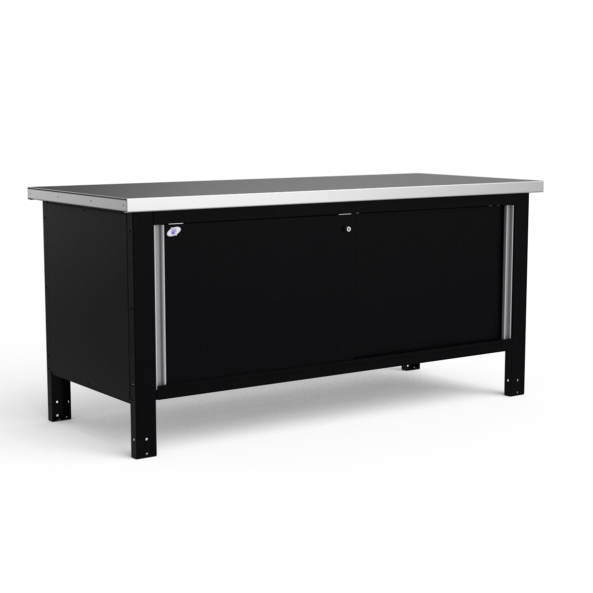 Stationary Workbench - 72"W x 30"D x 34"H - Stainless Steel Top