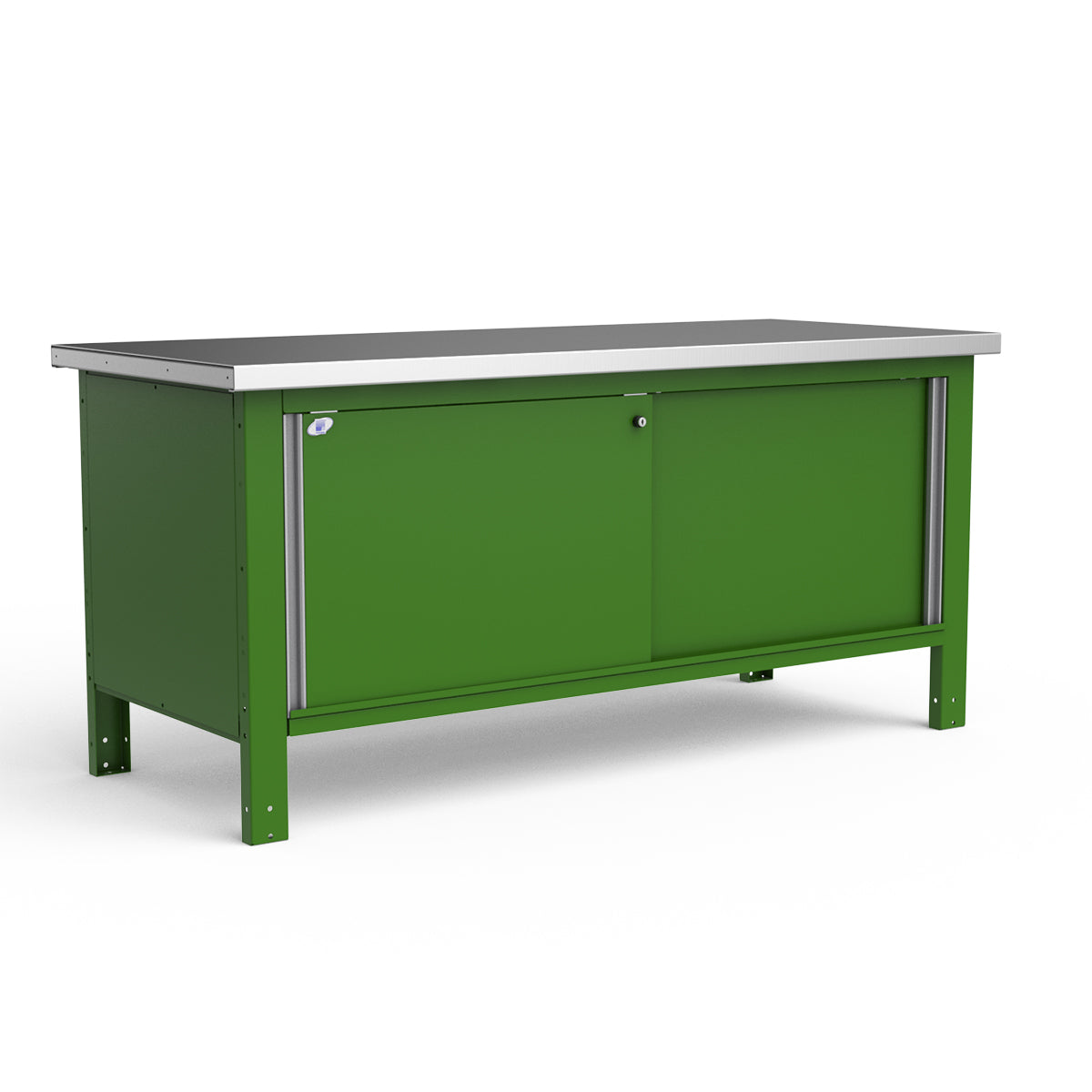 Stationary Workbench - 72"W x 30"D x 34"H - Stainless Steel Top