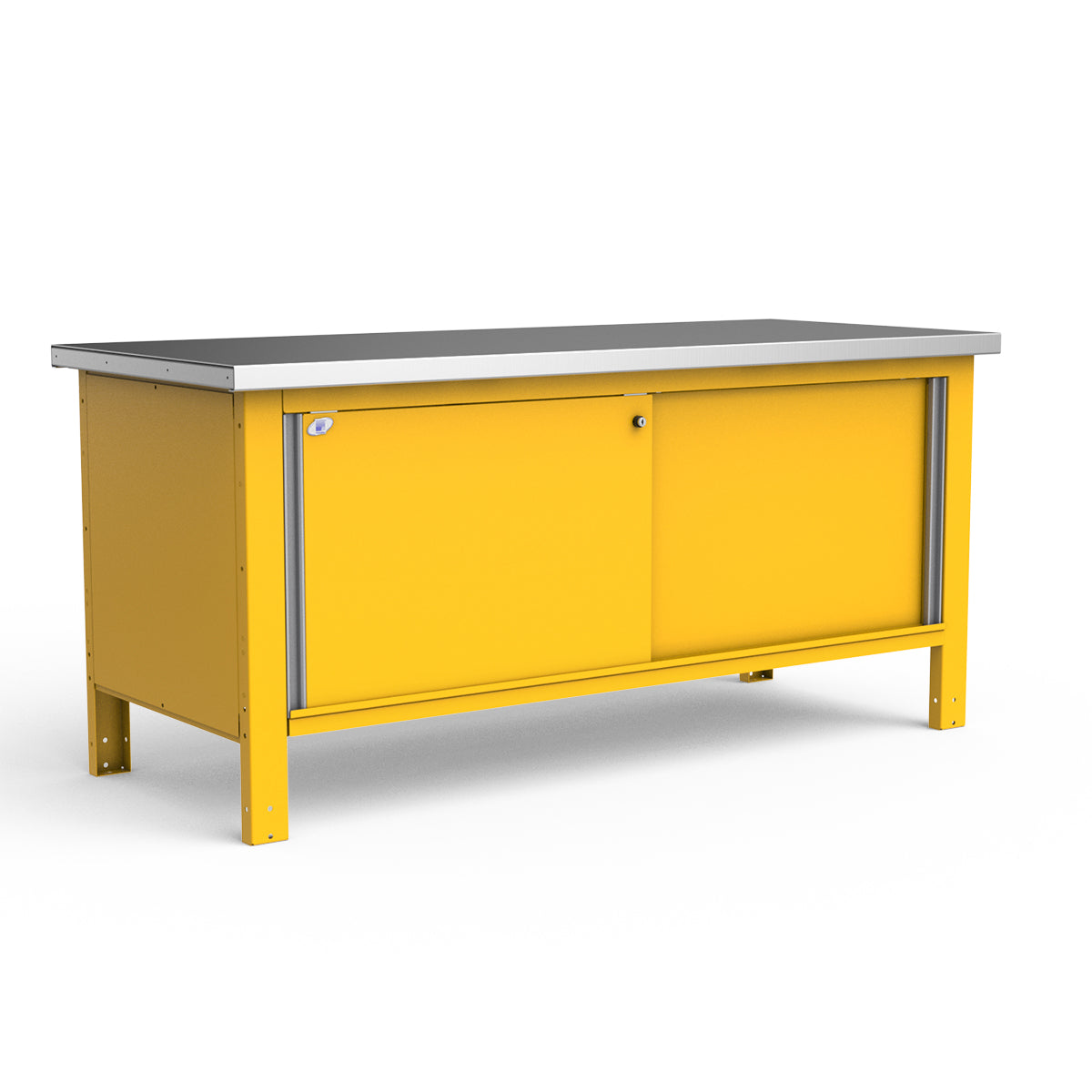 Stationary Workbench - 72"W x 30"D x 34"H - Stainless Steel Top