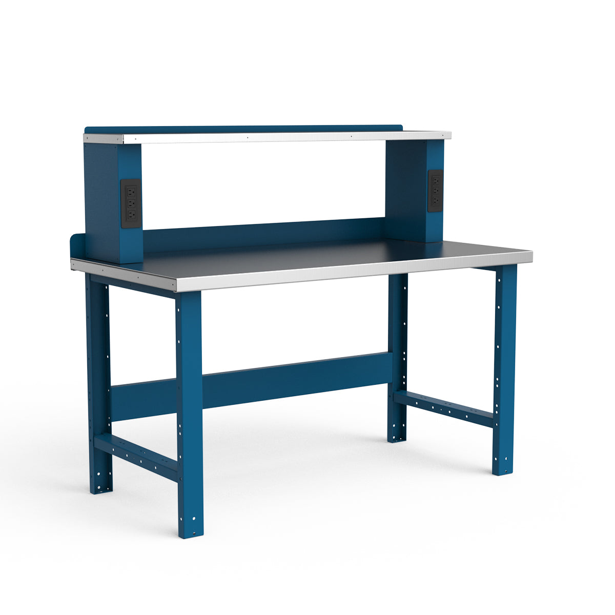 Stationary Workbench - 60"W x 30"D x 34"H - Stainless Steel Top