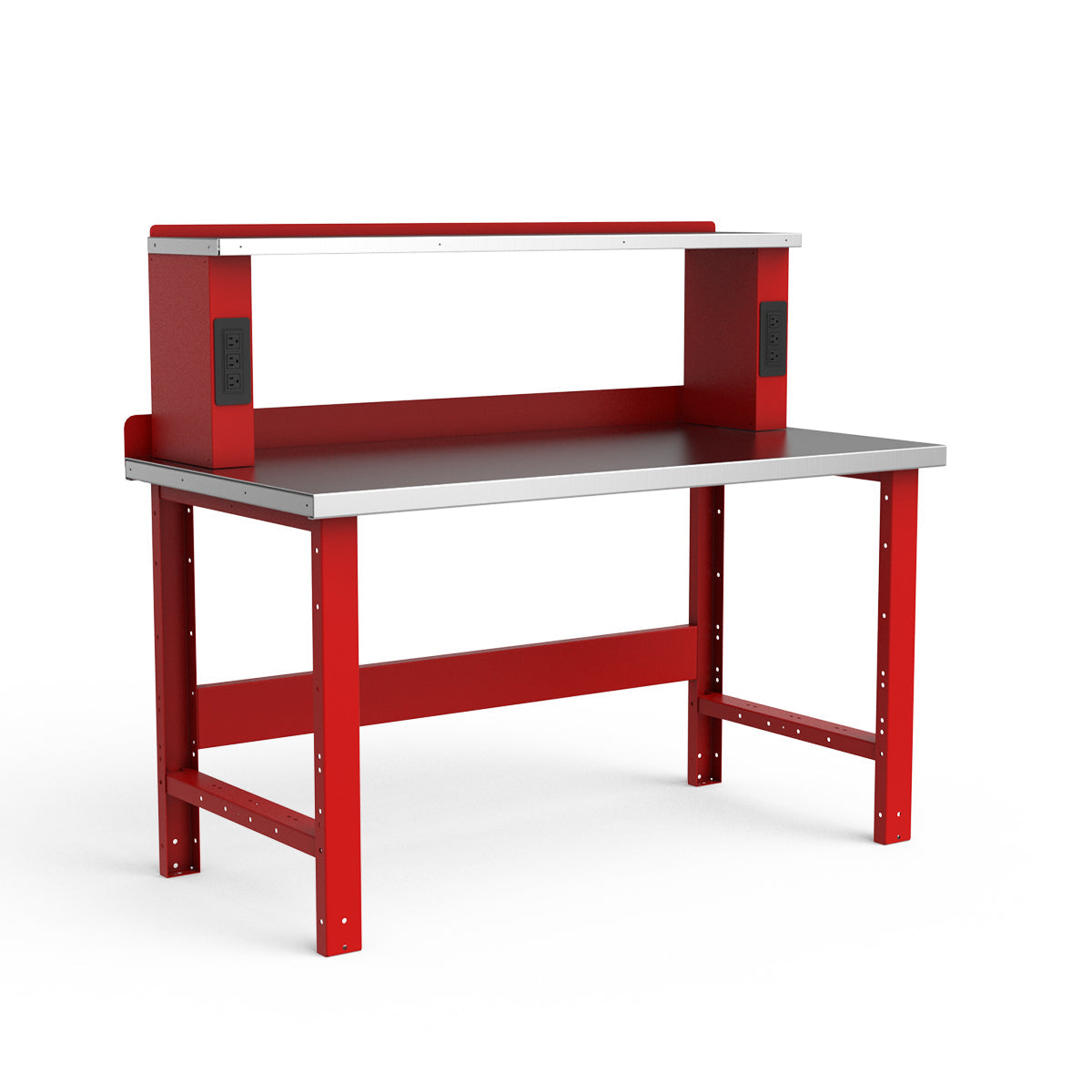 Stationary Workbench - 60"W x 30"D x 34"H - Stainless Steel Top