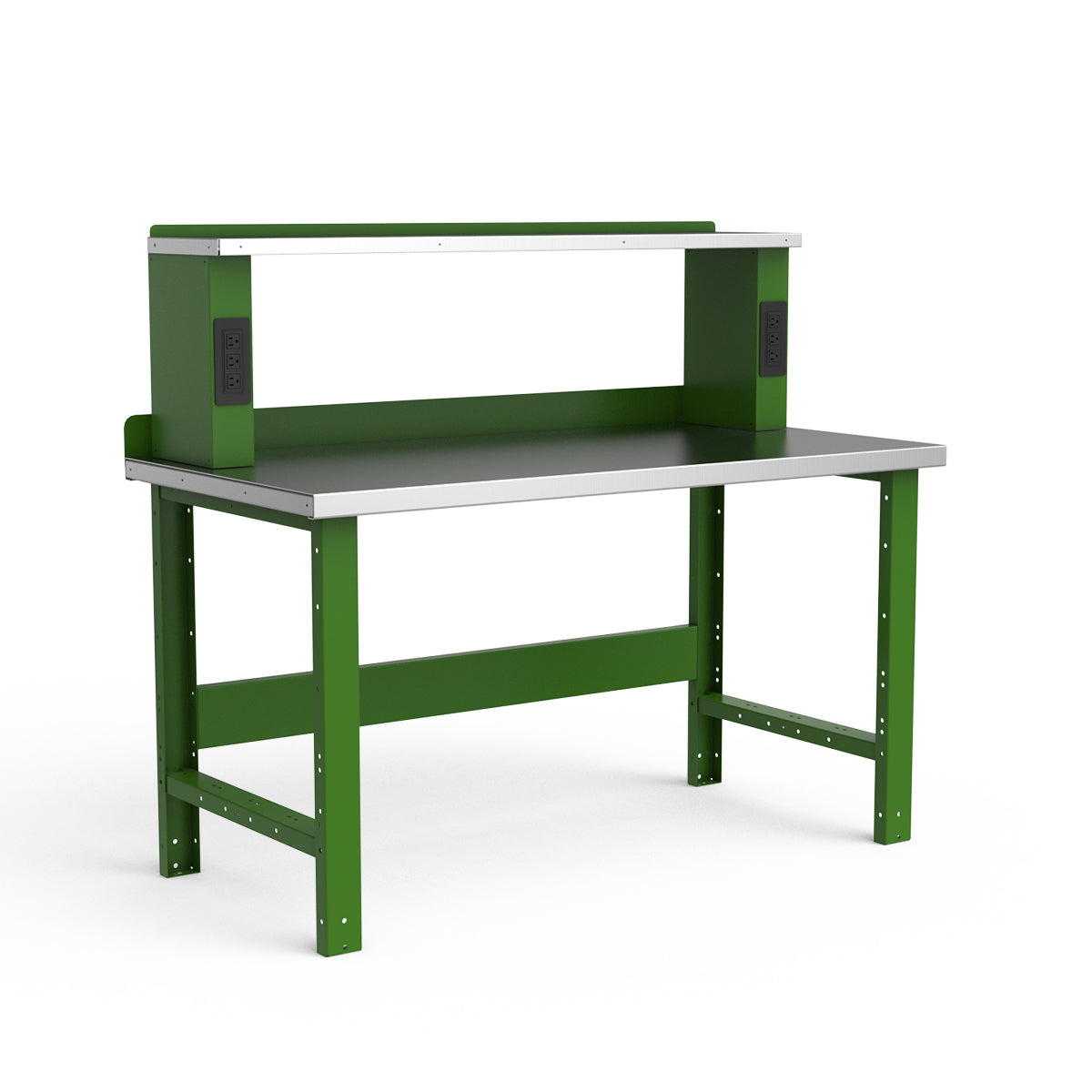 Stationary Workbench - 60"W x 30"D x 34"H - Stainless Steel Top