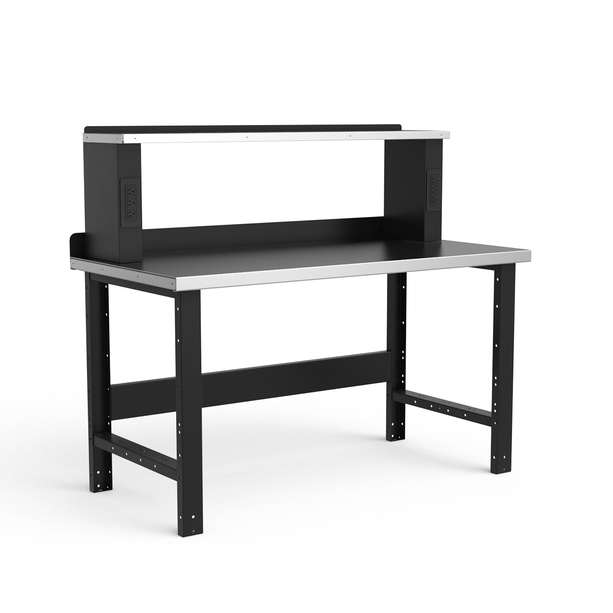 Stationary Workbench - 60"W x 30"D x 34"H - Stainless Steel Top