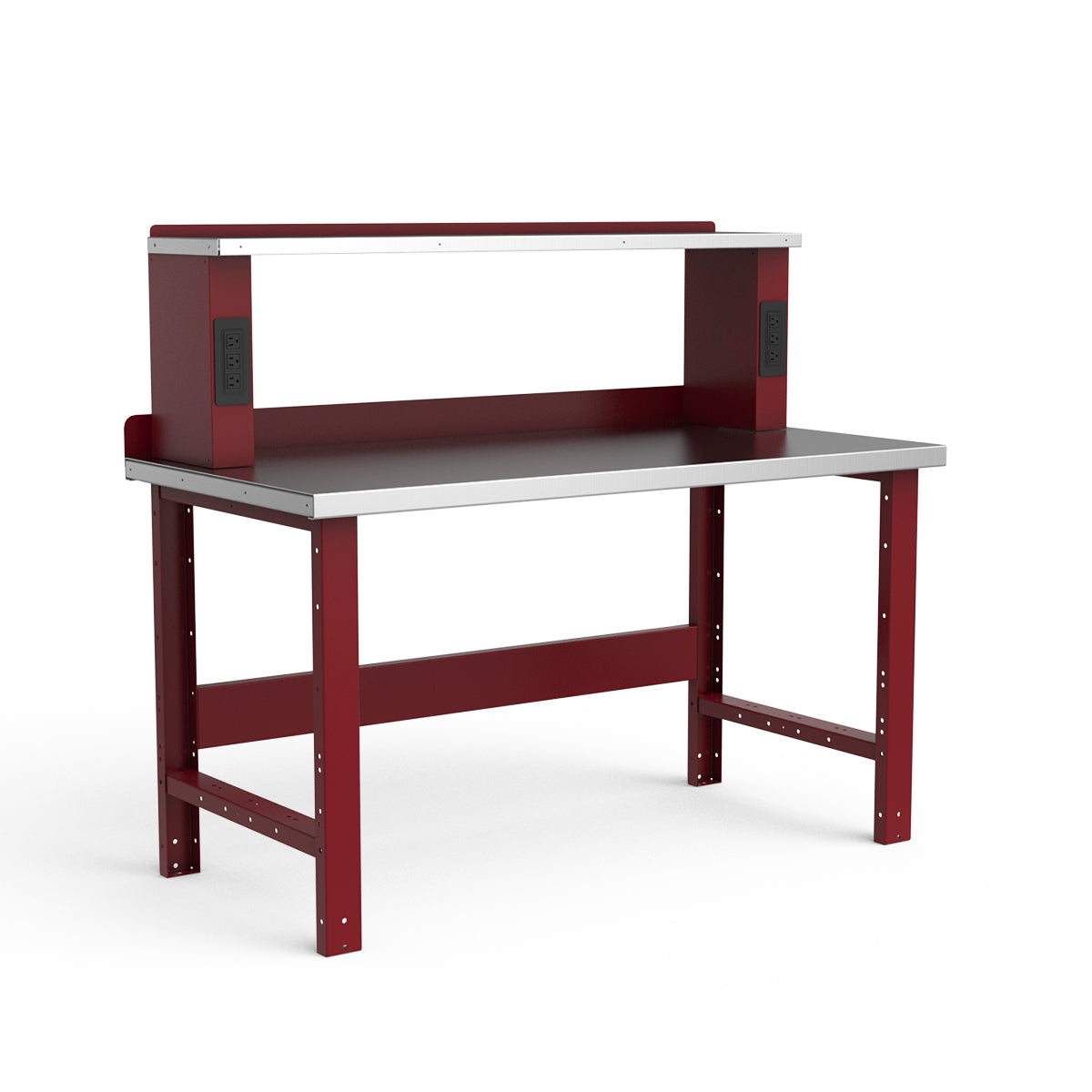 Stationary Workbench - 60"W x 30"D x 34"H - Stainless Steel Top