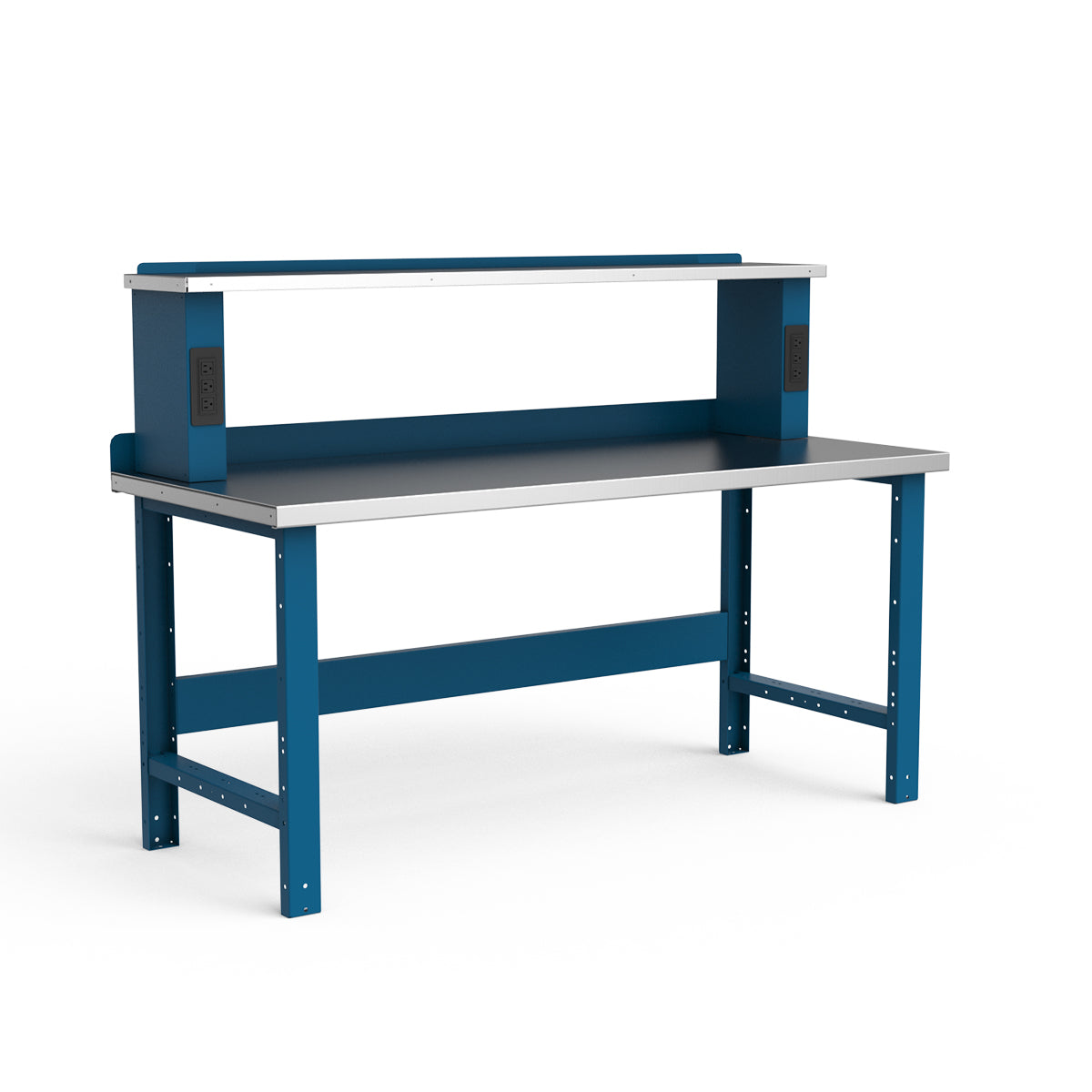 Stationary Workbench - 72"W x 30"D x 34"H - Stainless Steel Top