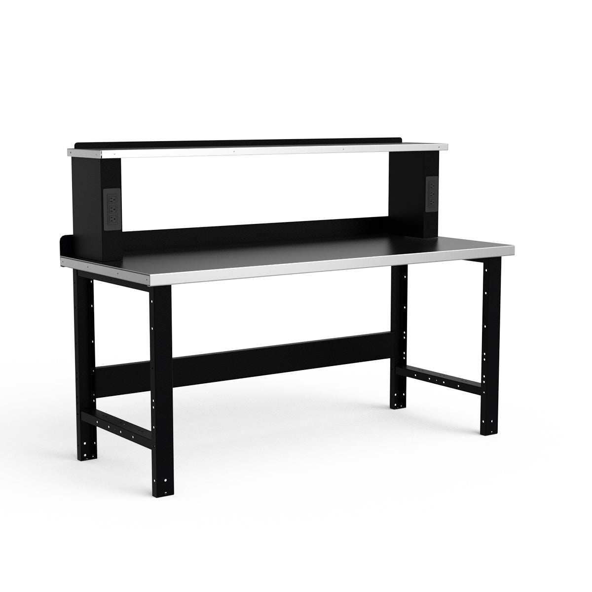 Stationary Workbench - 72"W x 30"D x 34"H - Stainless Steel Top