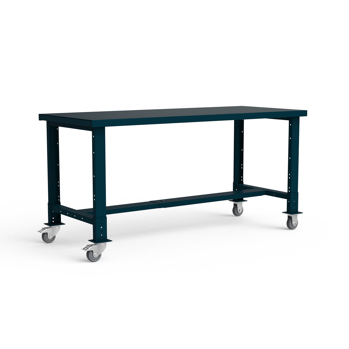 Mobile Workbench - 72"W x 30"D x 34 7/8"H - Painted Steel Top