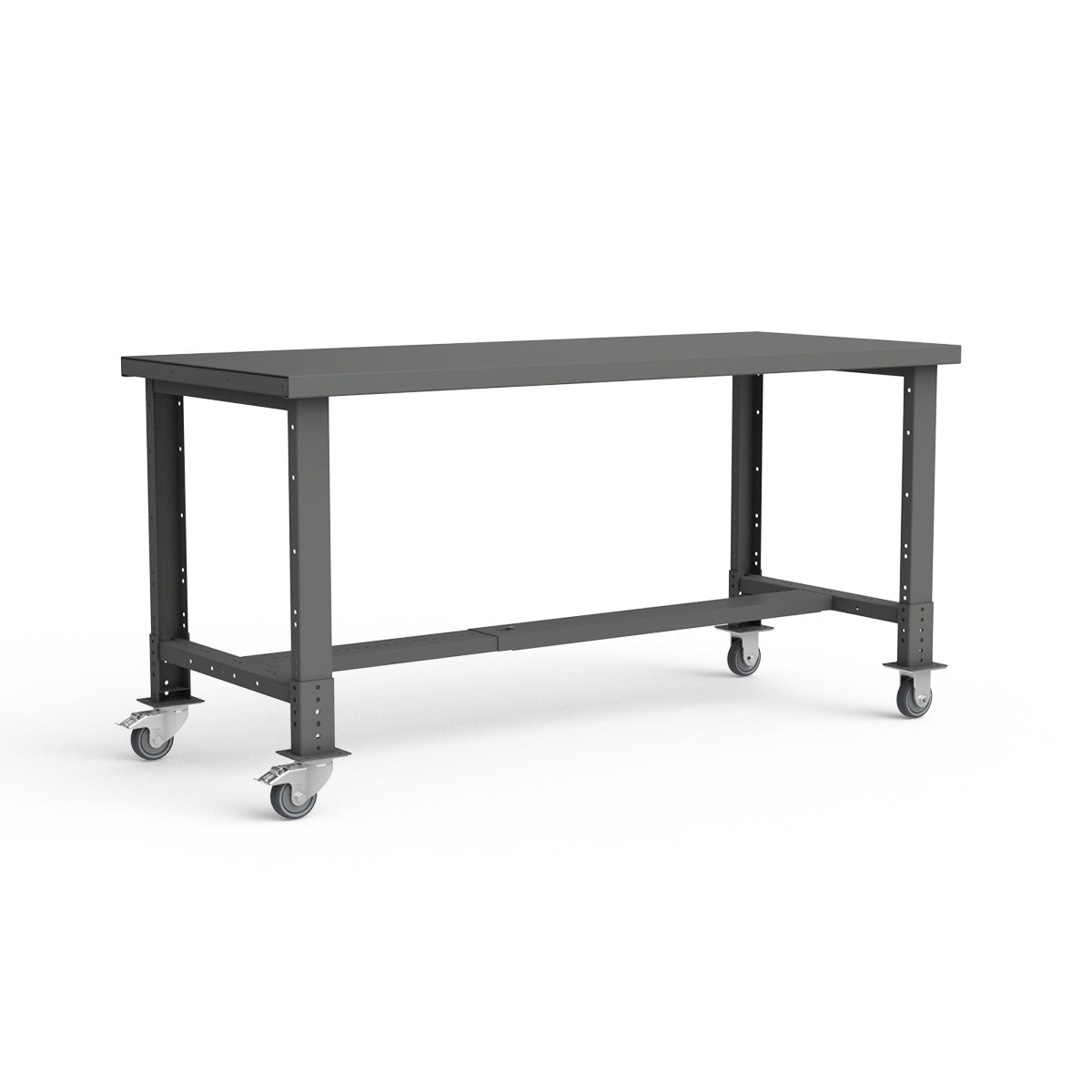 Mobile Workbench - 72"W x 30"D x 34 7/8"H - Painted Steel Top