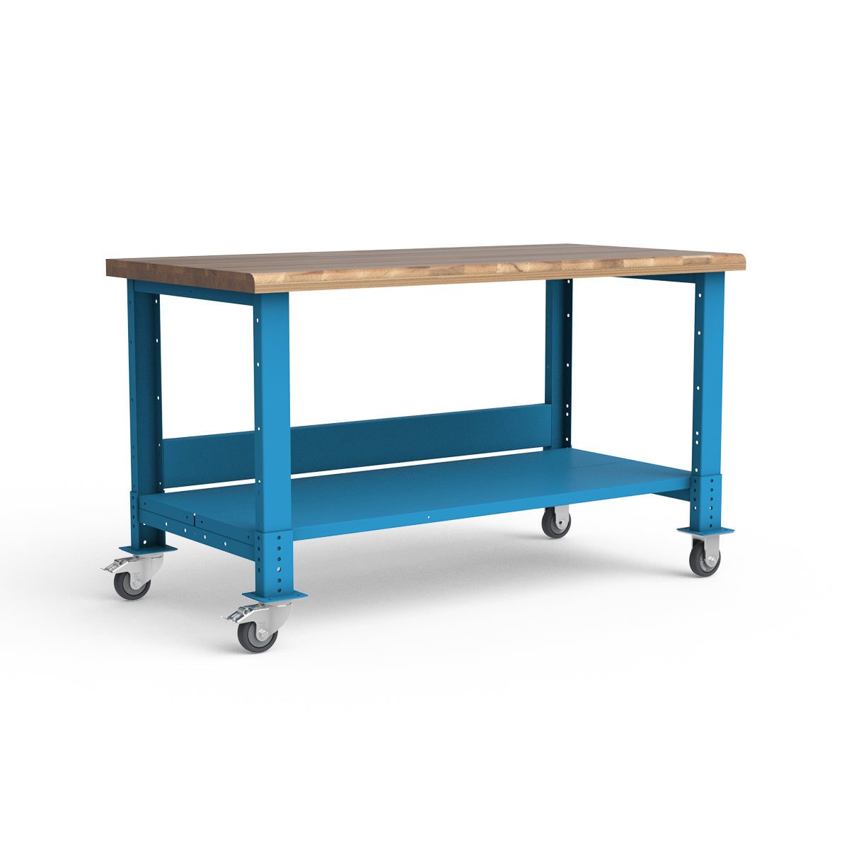 Mobile Workbench - 60"W x 30"D x 34 7/8"H - Laminated Wood Top