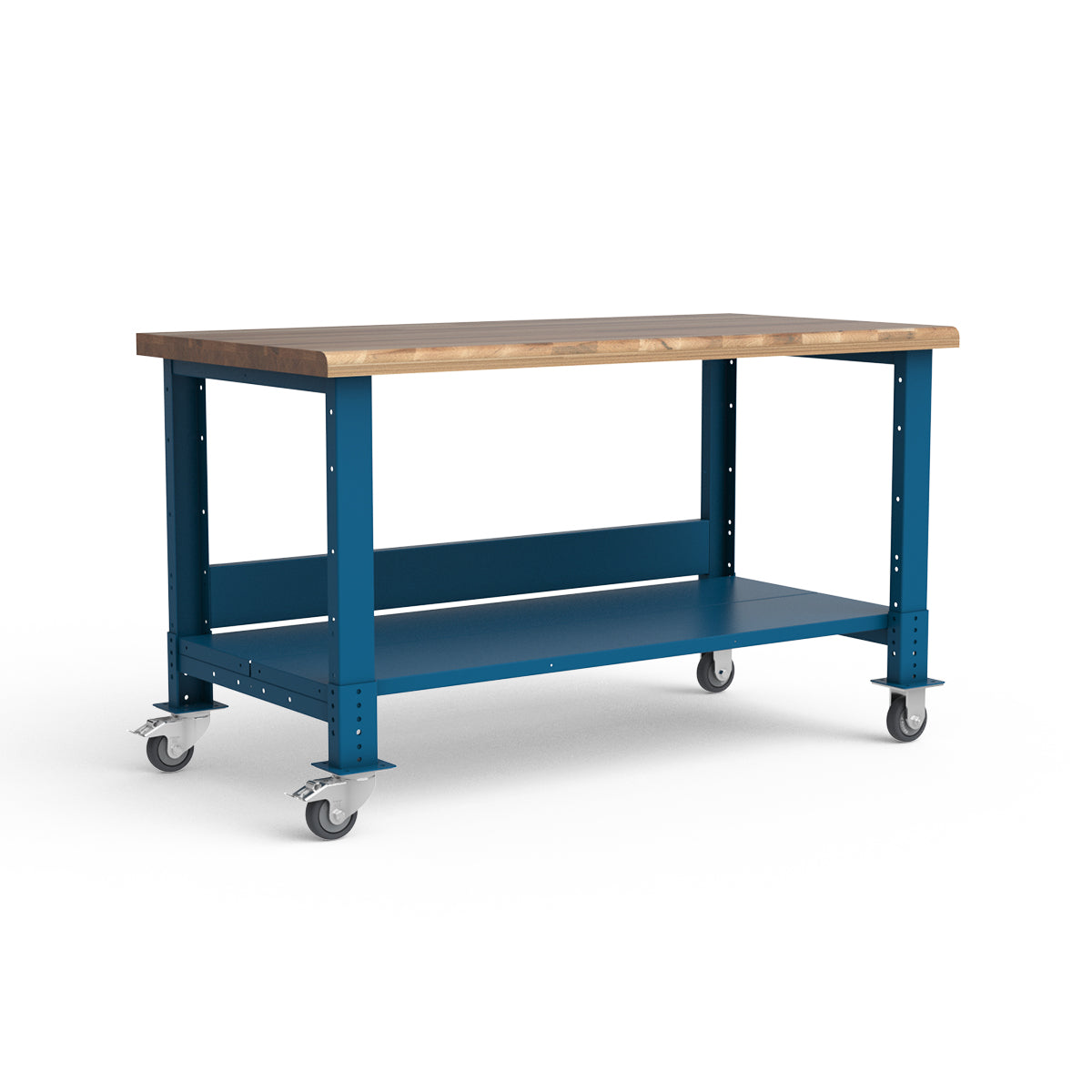 Mobile Workbench - 60"W x 30"D x 34 7/8"H - Laminated Wood Top