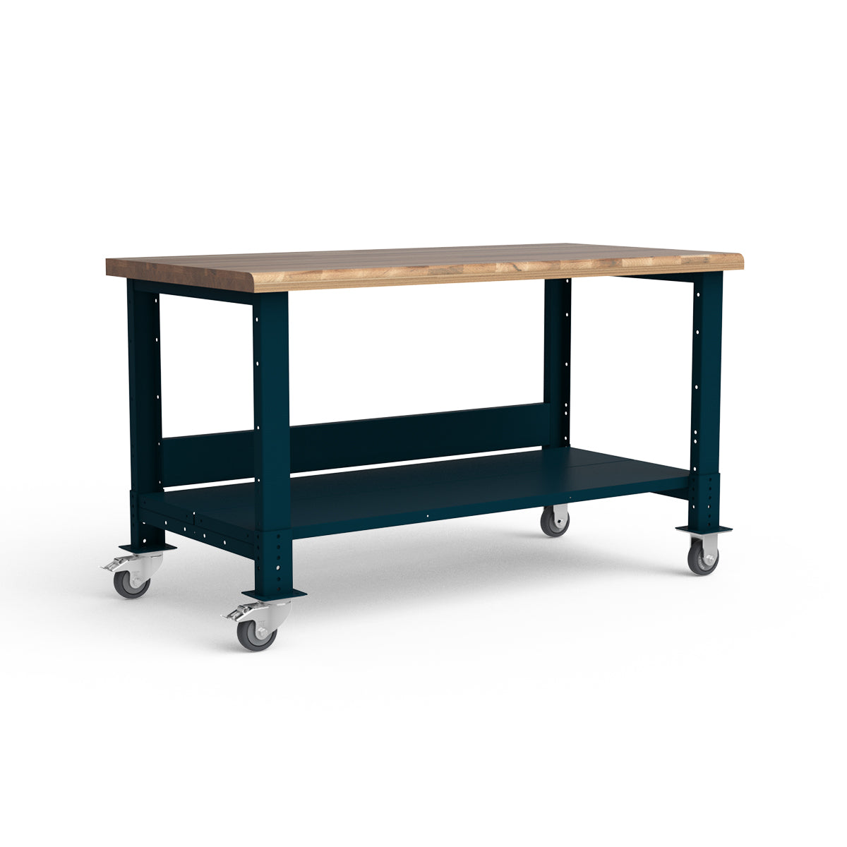 Mobile Workbench - 60"W x 30"D x 34 7/8"H - Laminated Wood Top