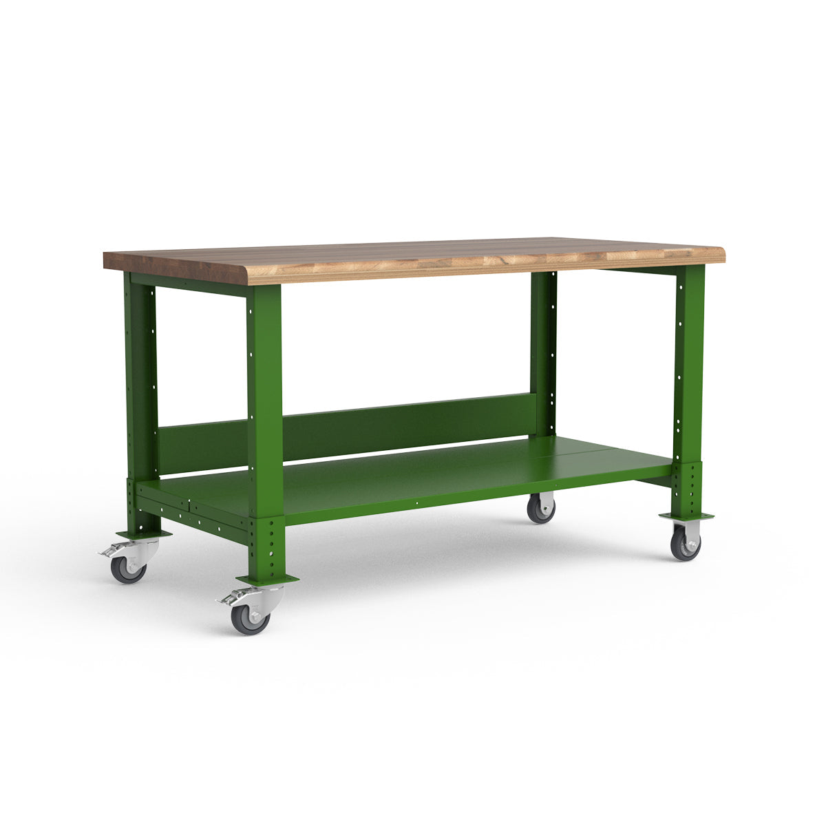 Mobile Workbench - 60"W x 30"D x 34 7/8"H - Laminated Wood Top