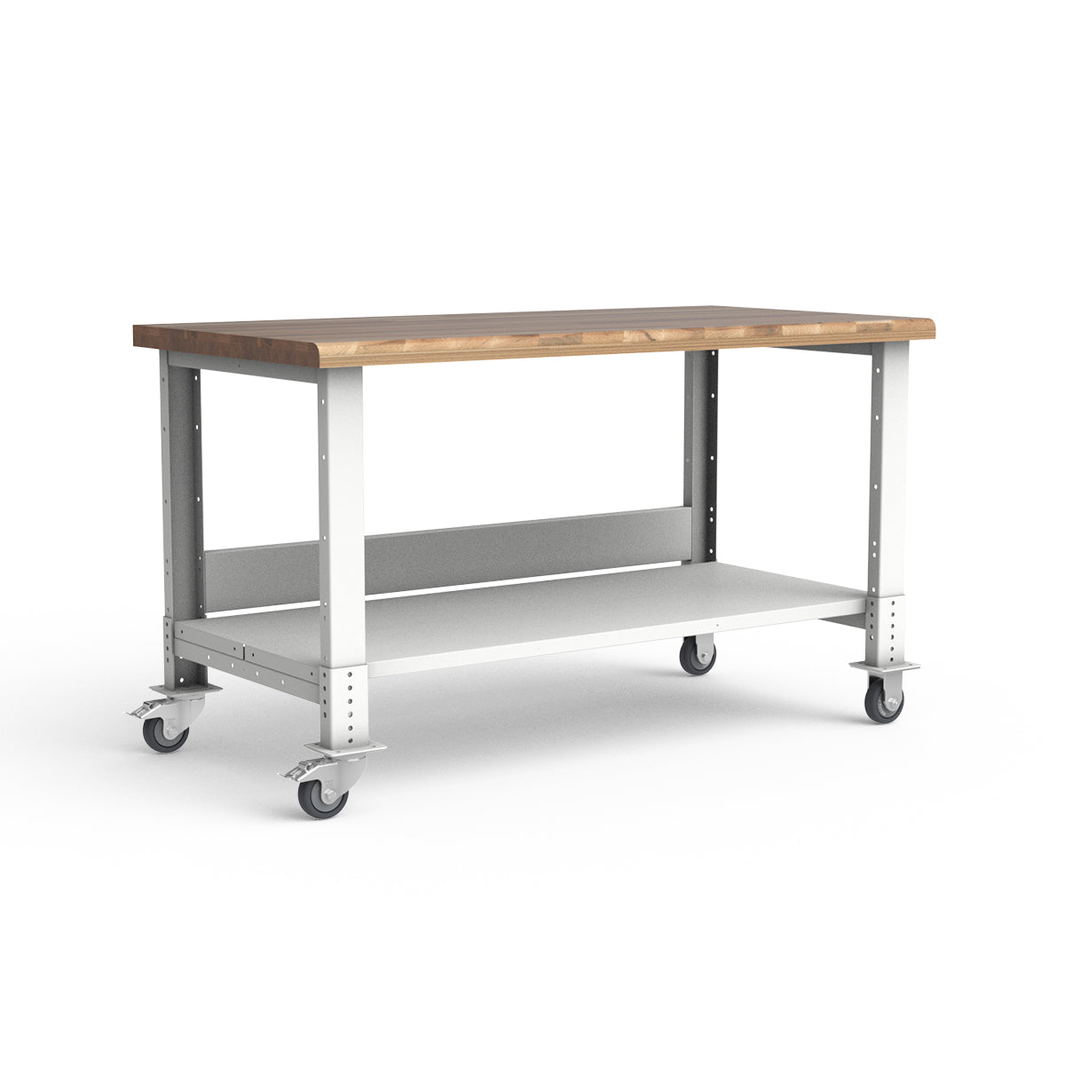 Mobile Workbench - 60"W x 30"D x 34 7/8"H - Laminated Wood Top