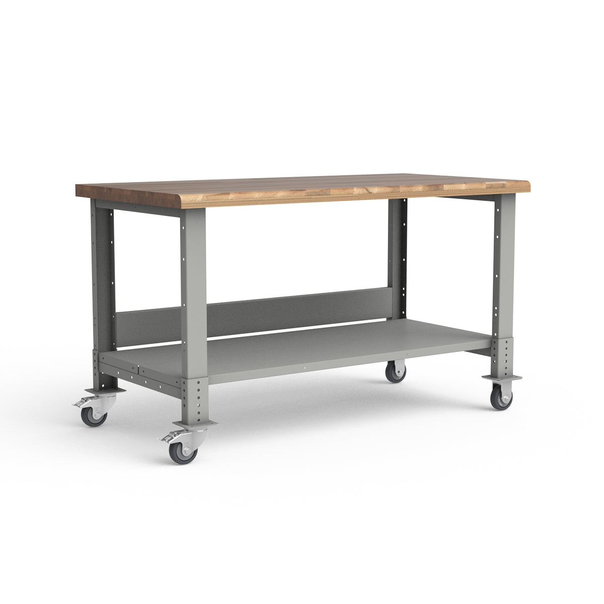 Mobile Workbench - 60"W x 30"D x 34 7/8"H - Laminated Wood Top