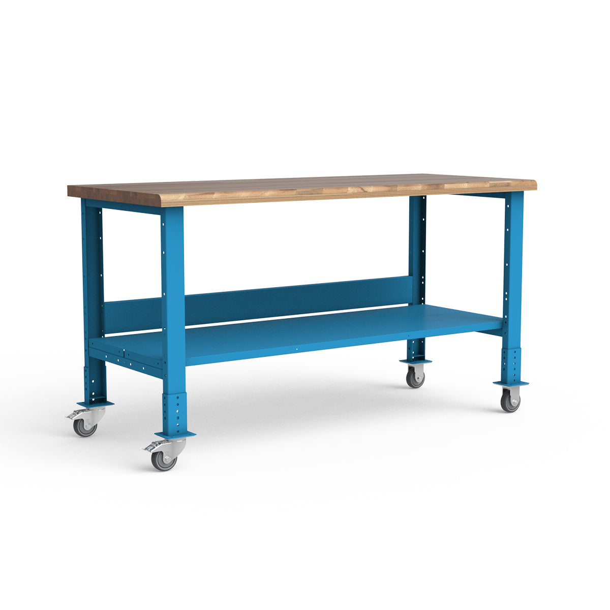 Mobile Workbench - 72"W x 30"D x 34 7/8"H - Laminated Wood Top