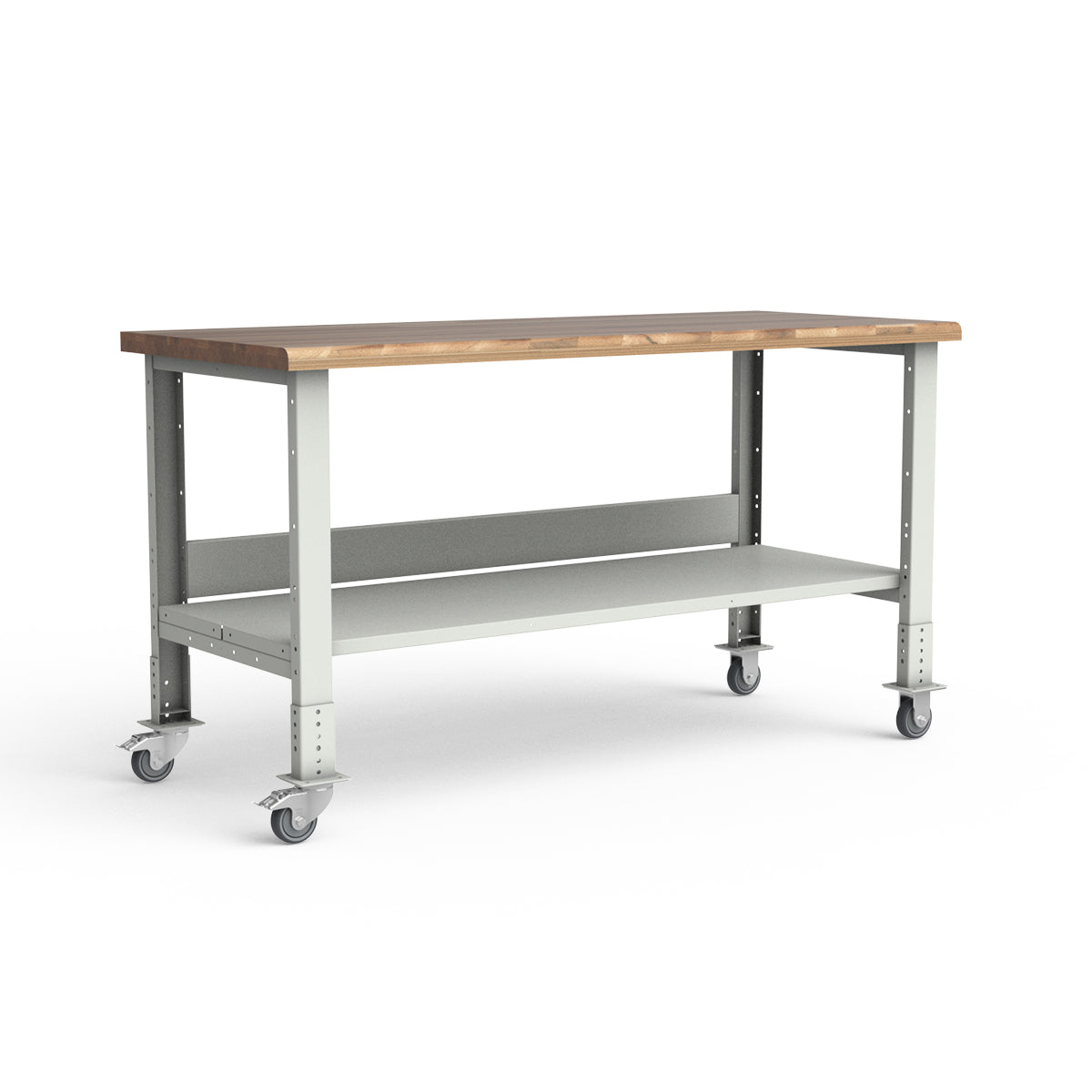 Mobile Workbench - 72"W x 30"D x 34 7/8"H - Laminated Wood Top