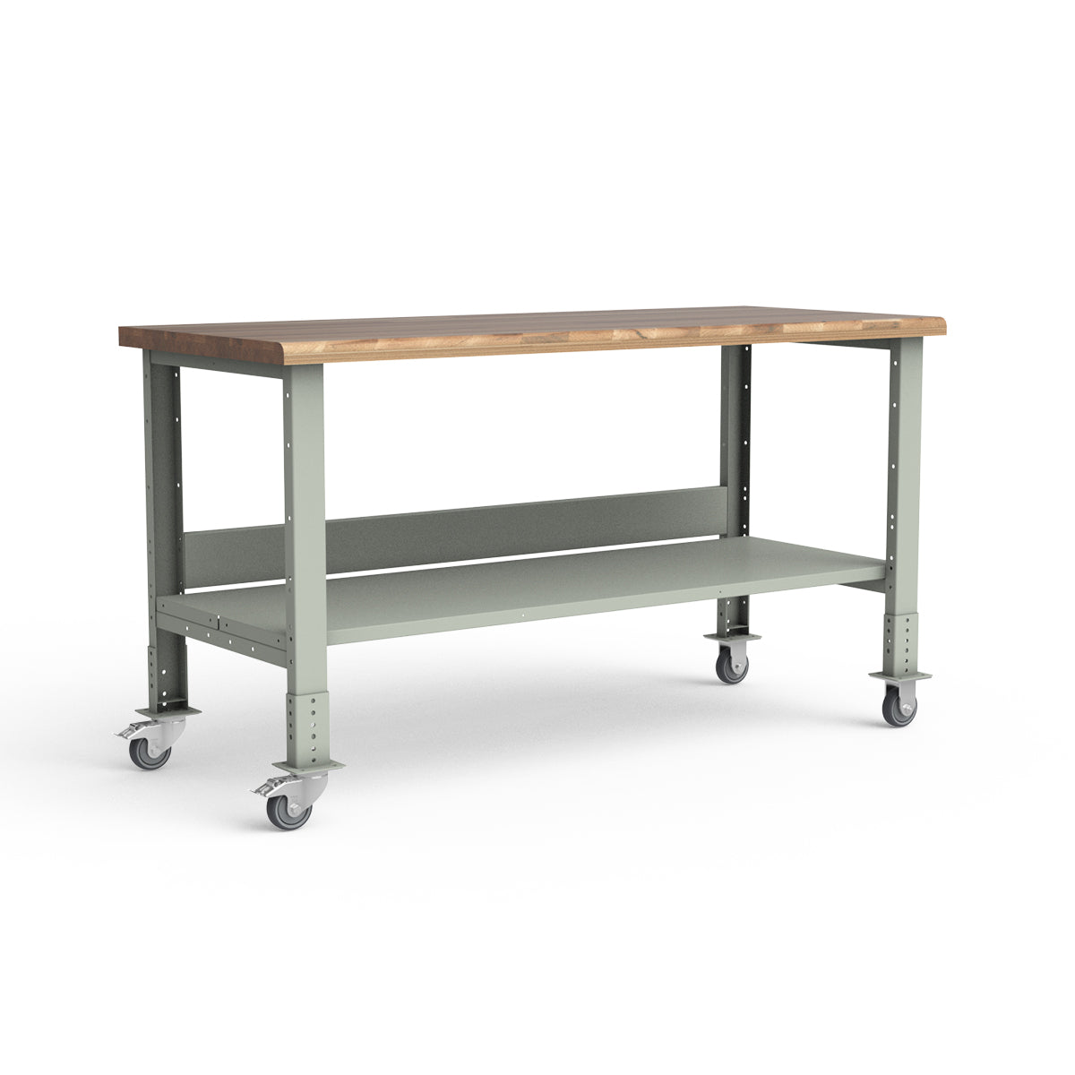 Mobile Workbench - 72"W x 30"D x 34 7/8"H - Laminated Wood Top