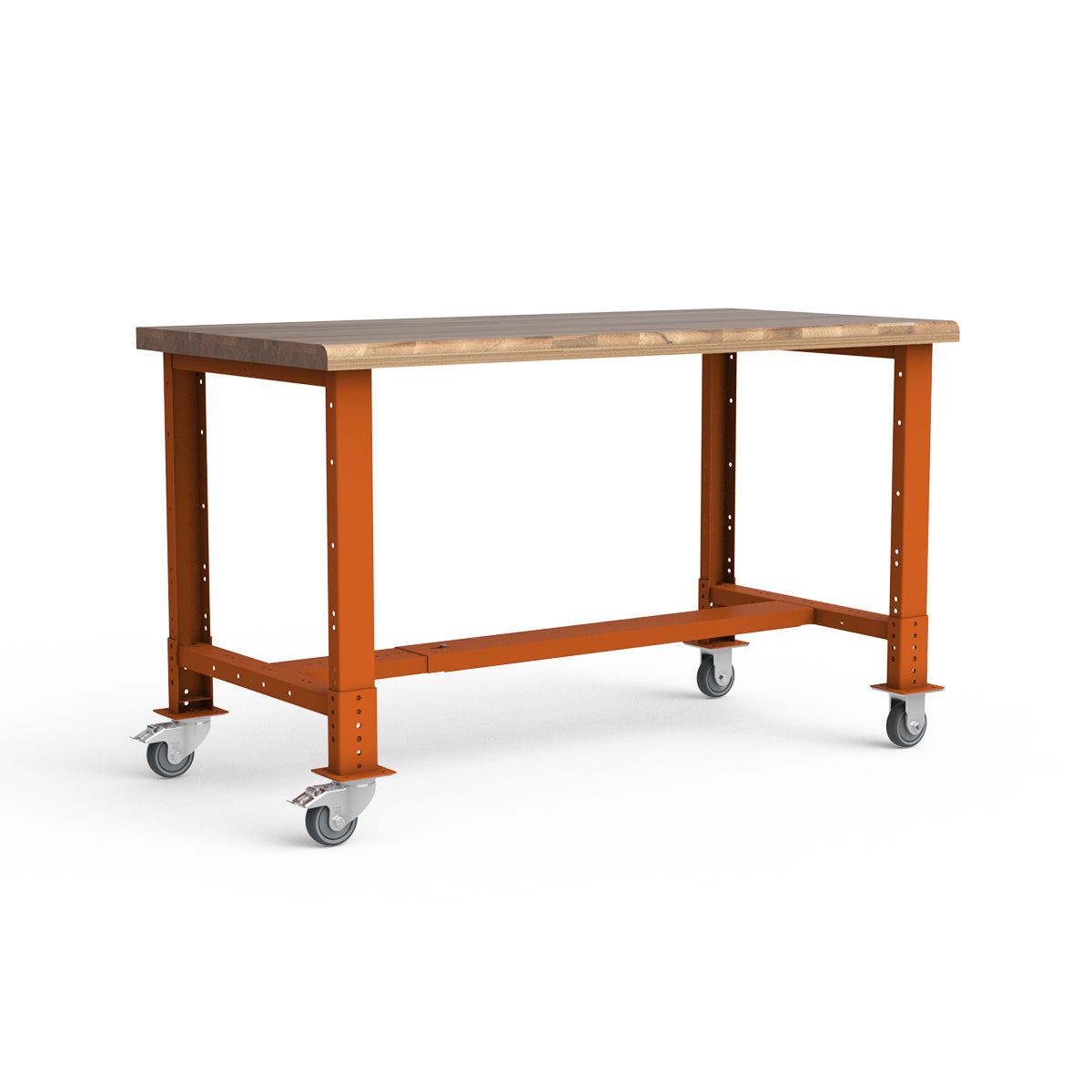 Mobile Workbench - 60"W x 30"D x 34 7/8"H - Laminated Wood Top