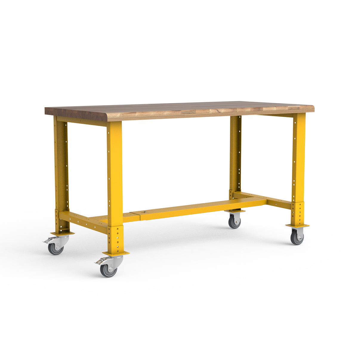 Mobile Workbench - 60"W x 30"D x 34 7/8"H - Laminated Wood Top