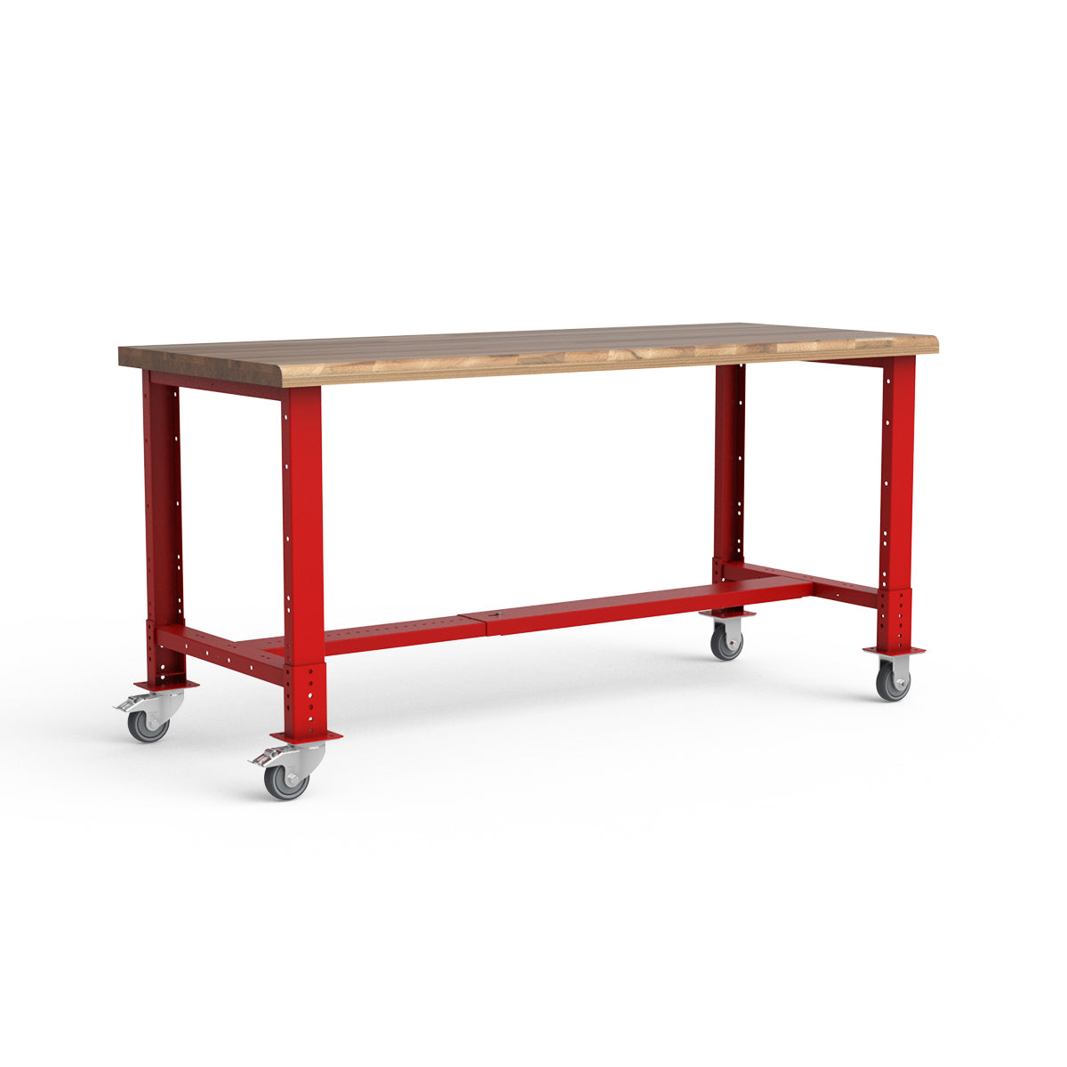 Mobile Workbench - 72"W x 30"D x 34 7/8"H - Laminated Wood Top