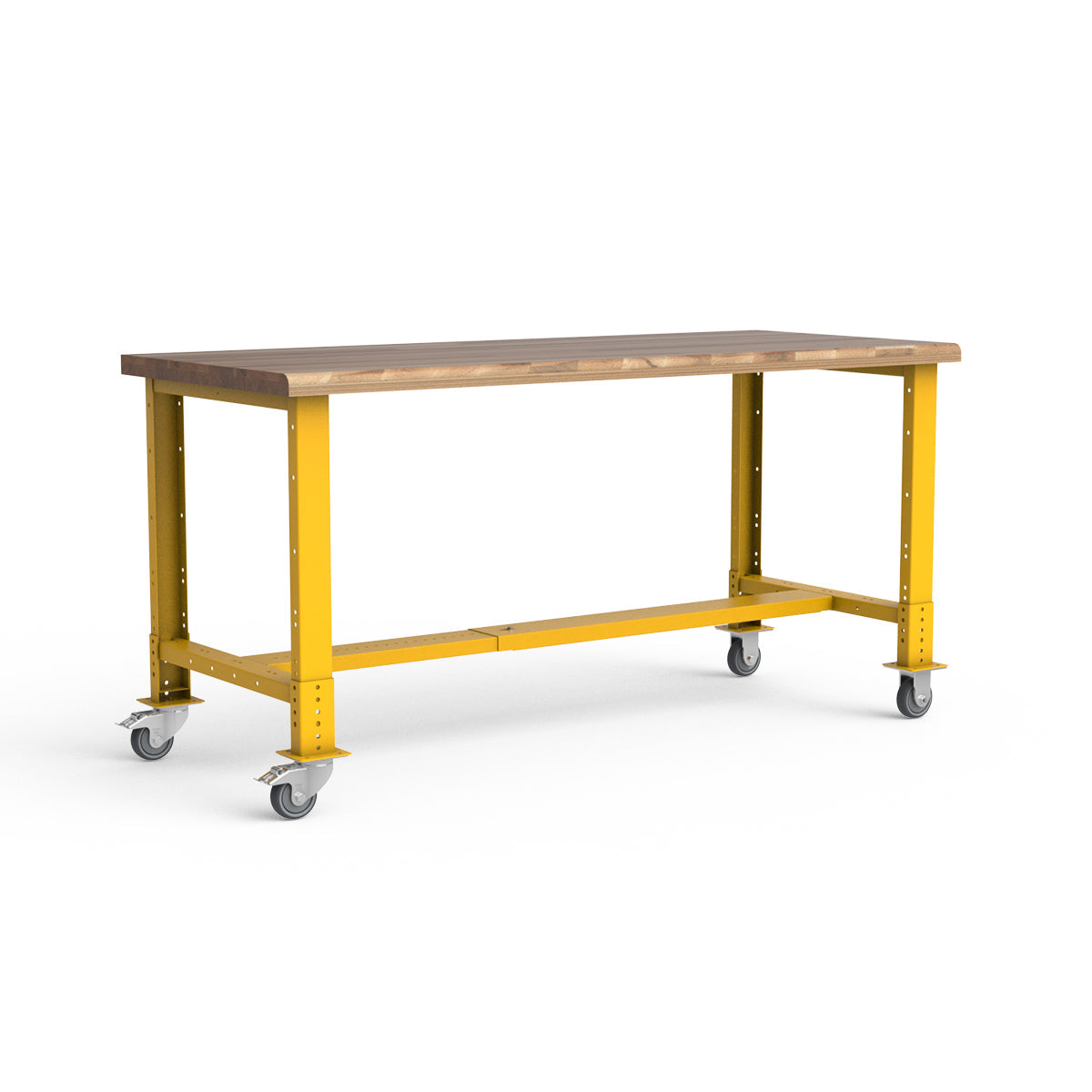 Mobile Workbench - 72"W x 30"D x 34 7/8"H - Laminated Wood Top