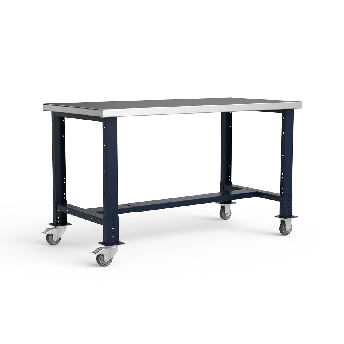 Mobile Workbench - 60"W x 30"D x 34 7/8"H - Stainless Steel Top