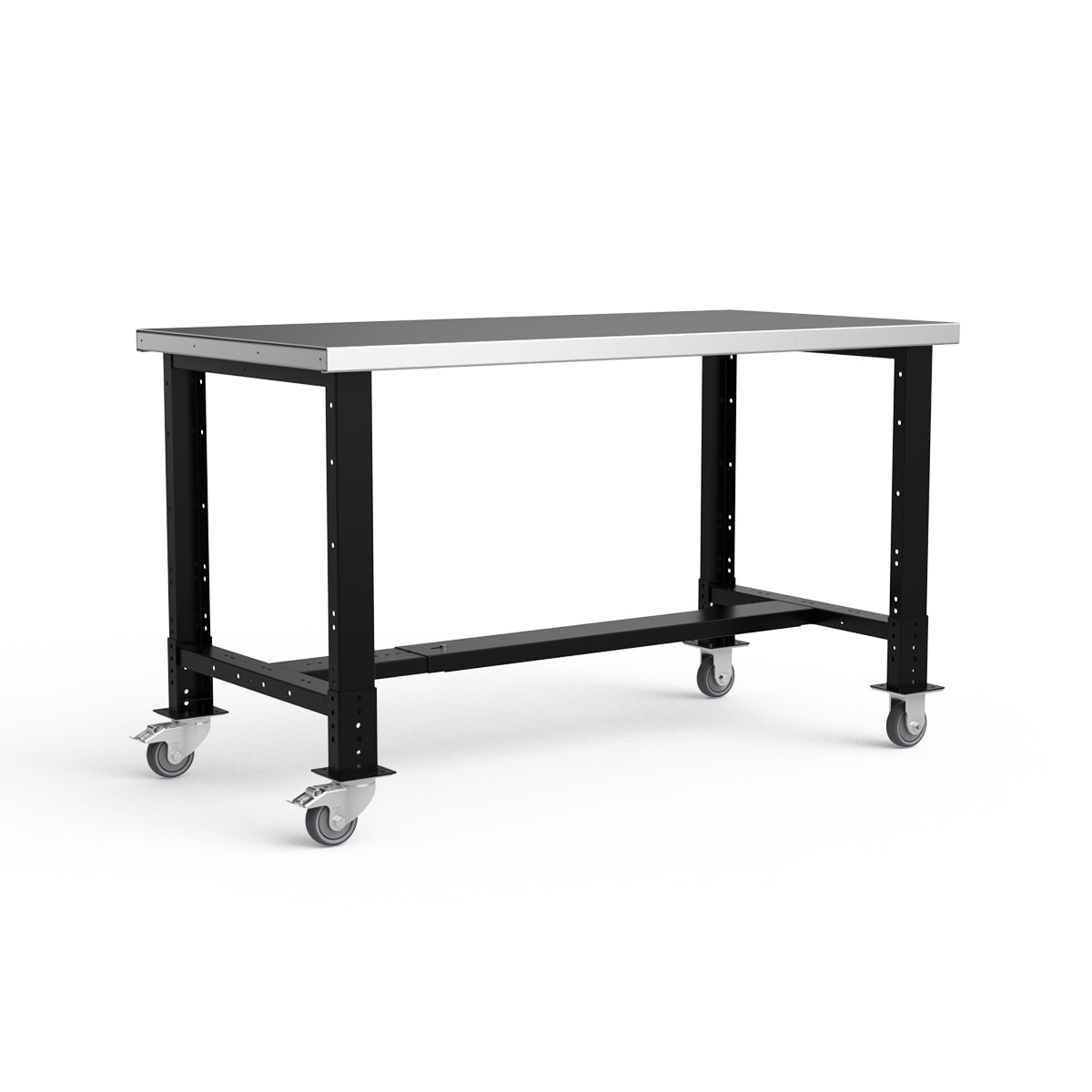 Mobile Workbench - 60"W x 30"D x 34 7/8"H - Stainless Steel Top