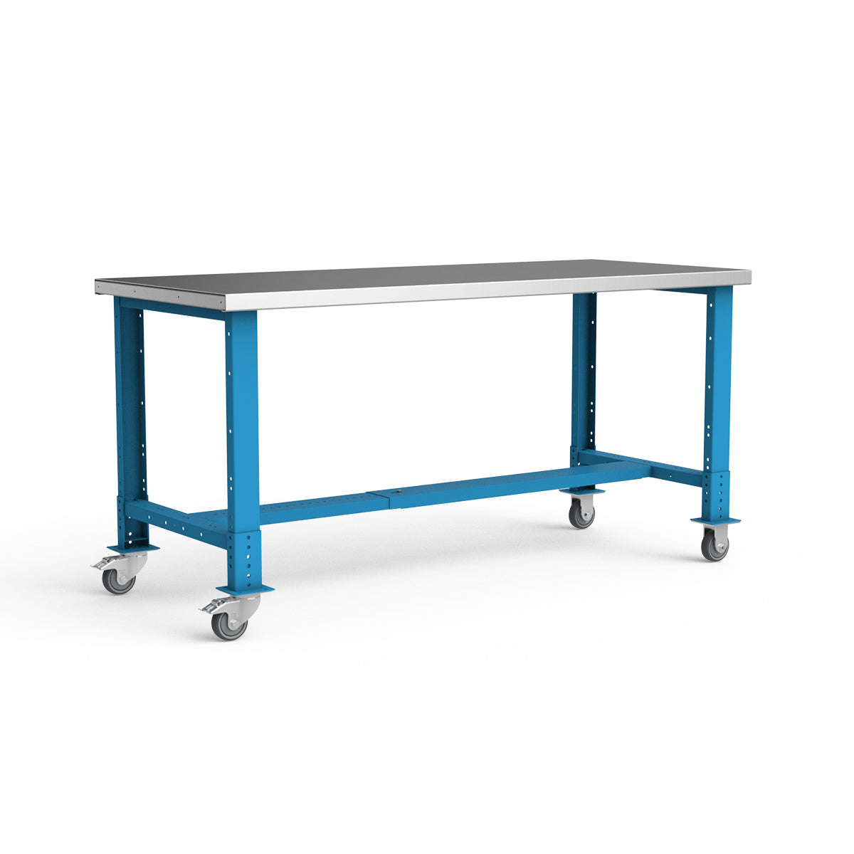 Mobile Workbench - 72"W x 30"D x 34 7/8"H - Stainless Steel Top