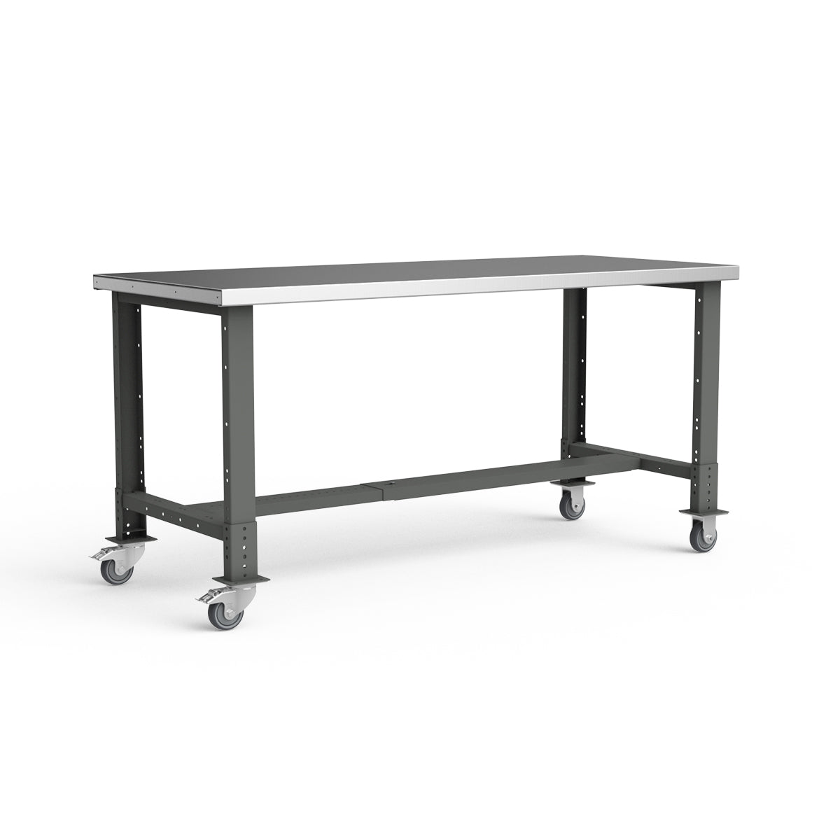Mobile Workbench - 72"W x 30"D x 34 7/8"H - Stainless Steel Top