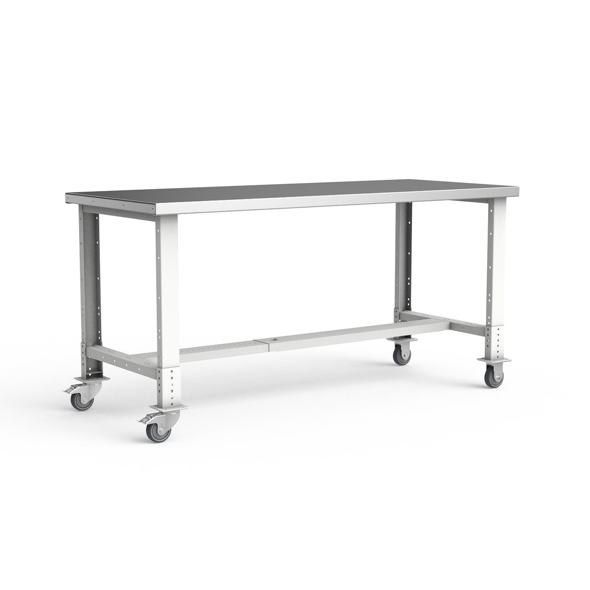 Mobile Workbench - 72"W x 30"D x 34 7/8"H - Stainless Steel Top