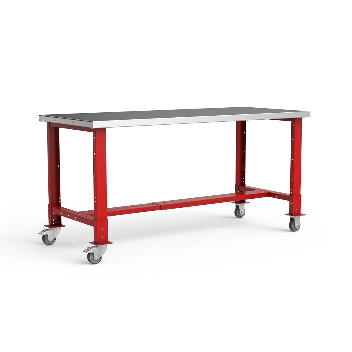 Mobile Workbench - 72"W x 30"D x 34 7/8"H - Stainless Steel Top