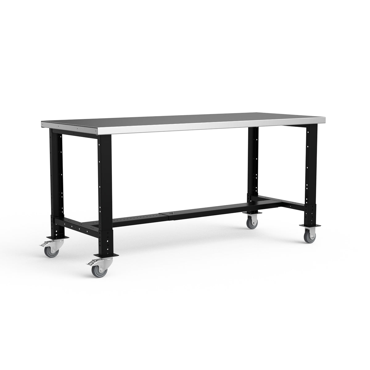 Mobile Workbench - 72"W x 30"D x 34 7/8"H - Stainless Steel Top
