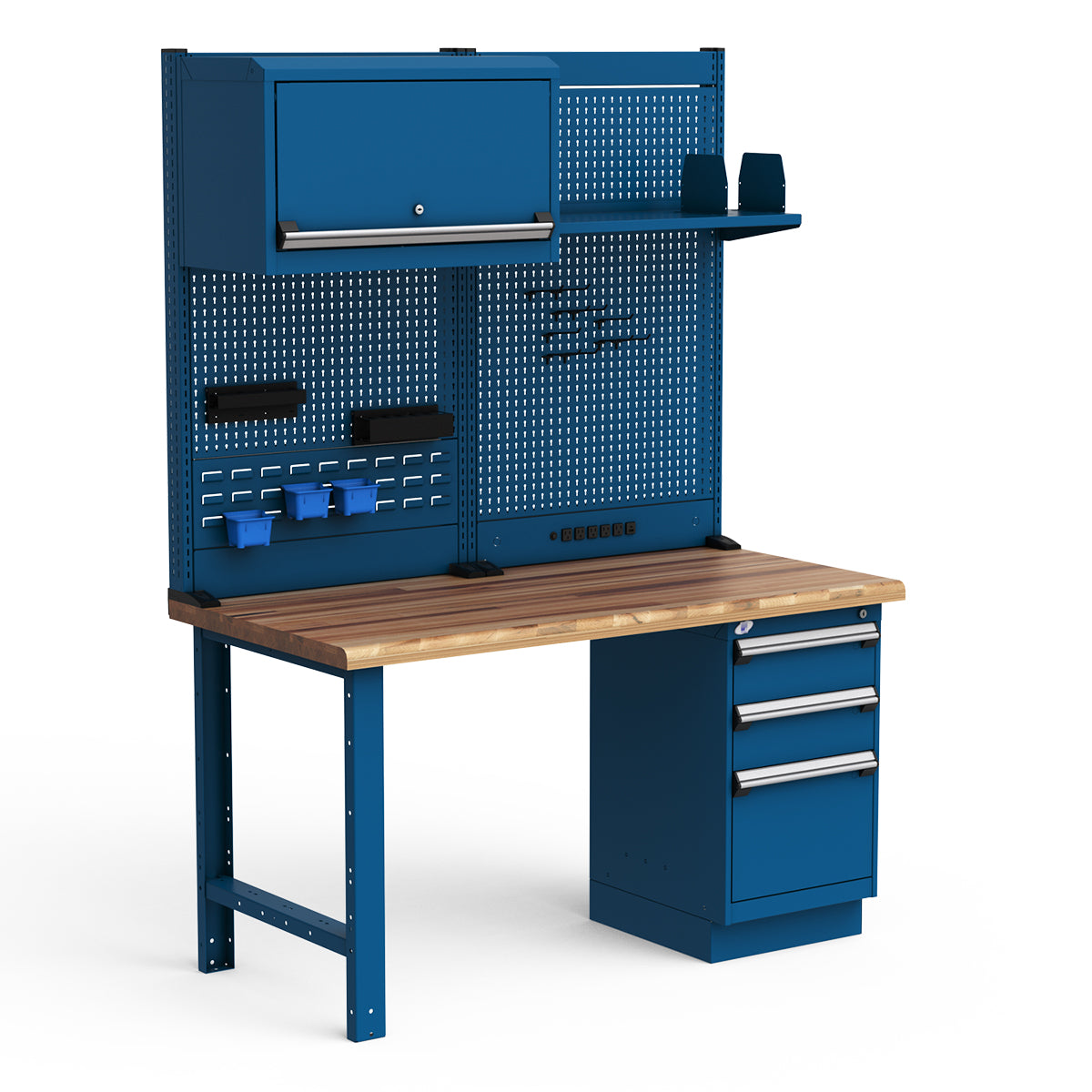 Workstations - 60"W x 30"D x 82"H - Laminated Wood Top