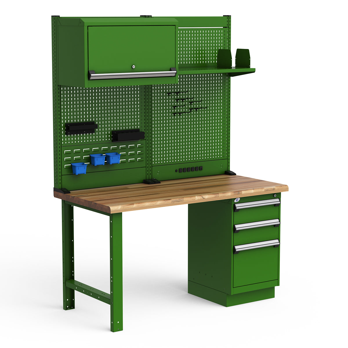 Workstations - 60"W x 30"D x 82"H - Laminated Wood Top