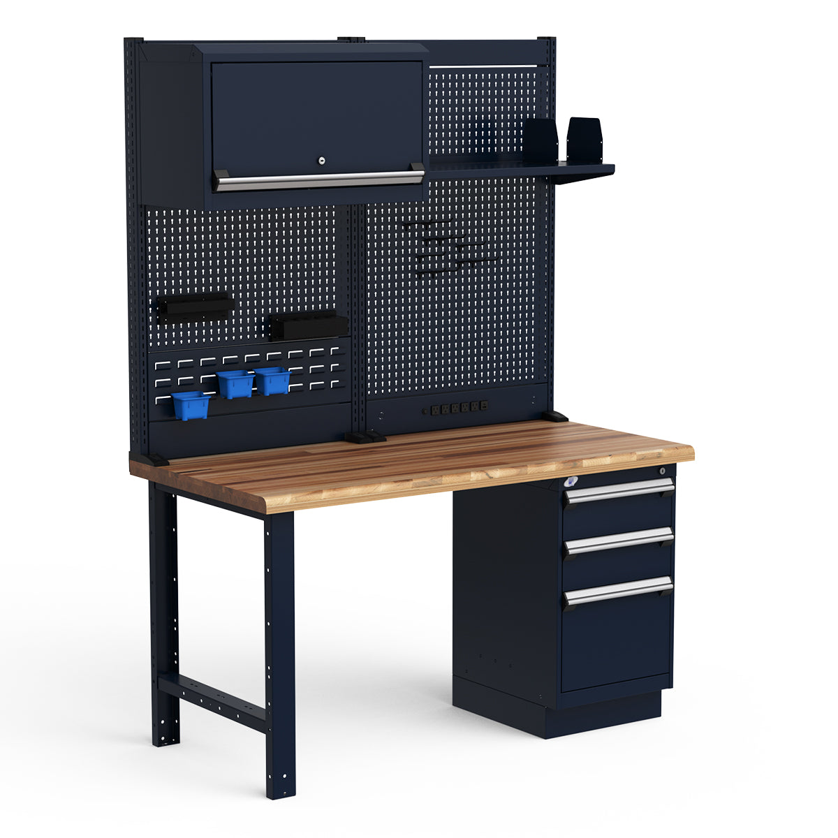 Workstations - 60"W x 30"D x 82"H - Laminated Wood Top