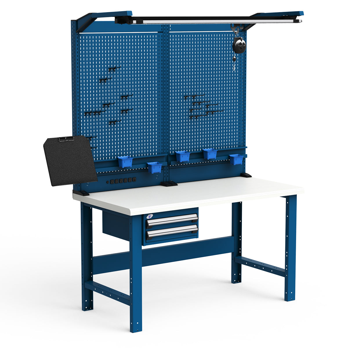 Workstations - 60"W x 30"D x 82"H - Plastic Laminated Top