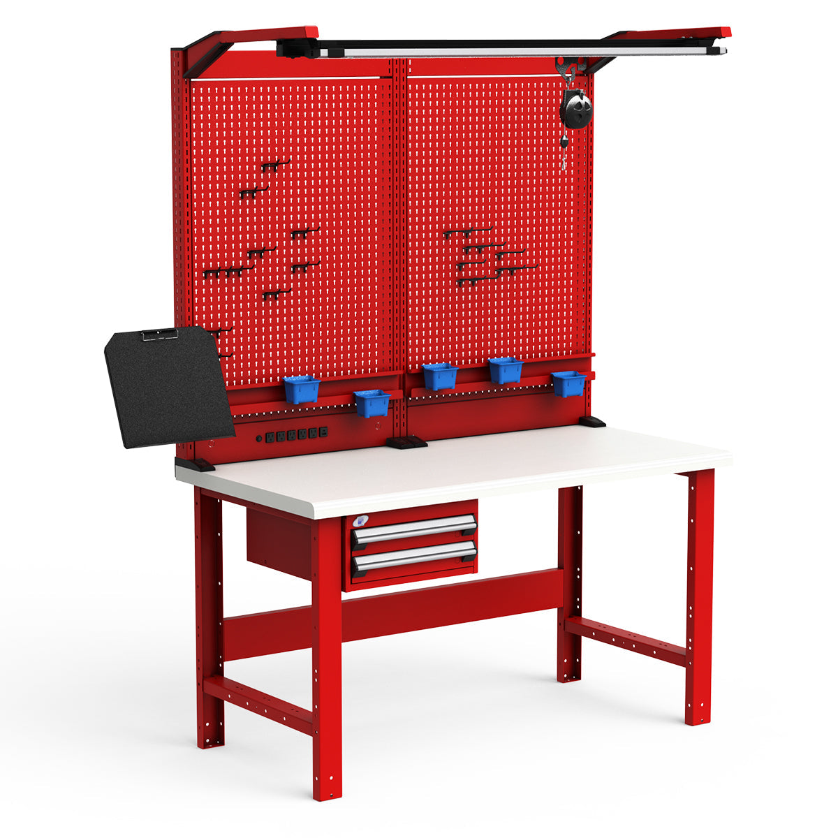Workstations - 60"W x 30"D x 82"H - Plastic Laminated Top