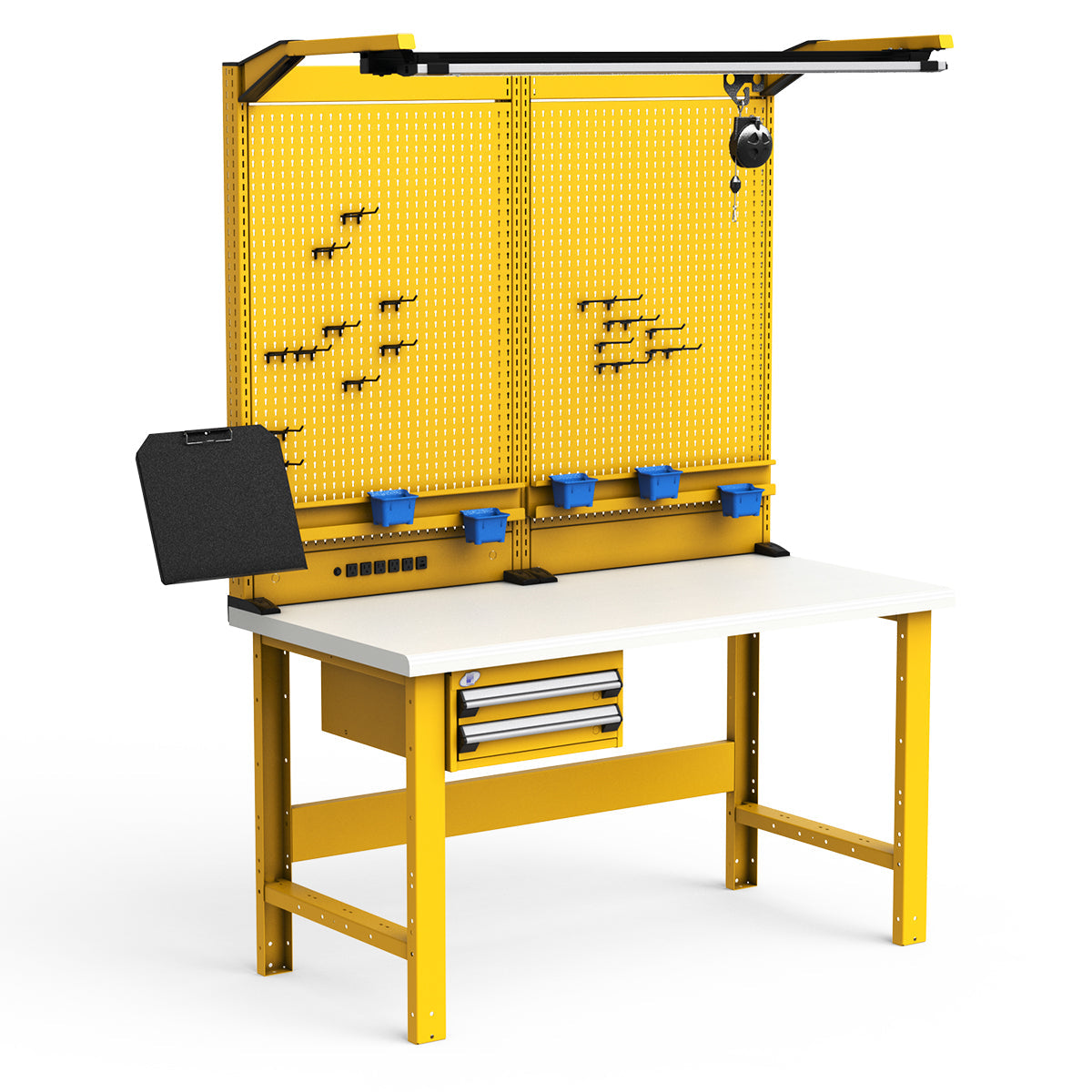 Workstations - 60"W x 30"D x 82"H - Plastic Laminated Top