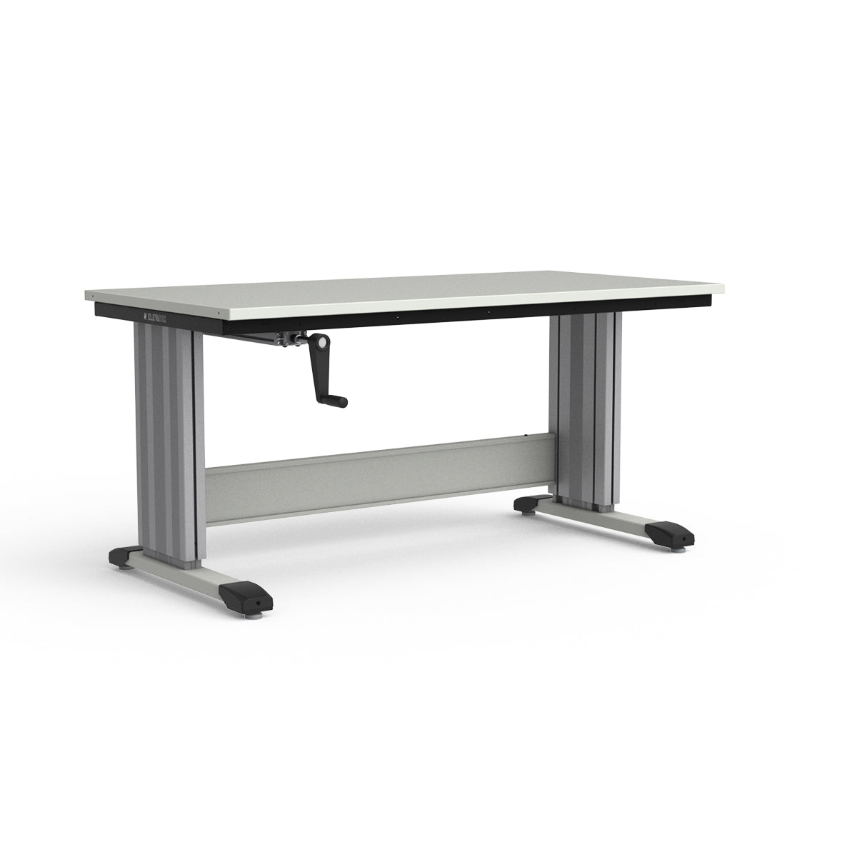 Adjustable Height Workbench - Painted Steel Top
