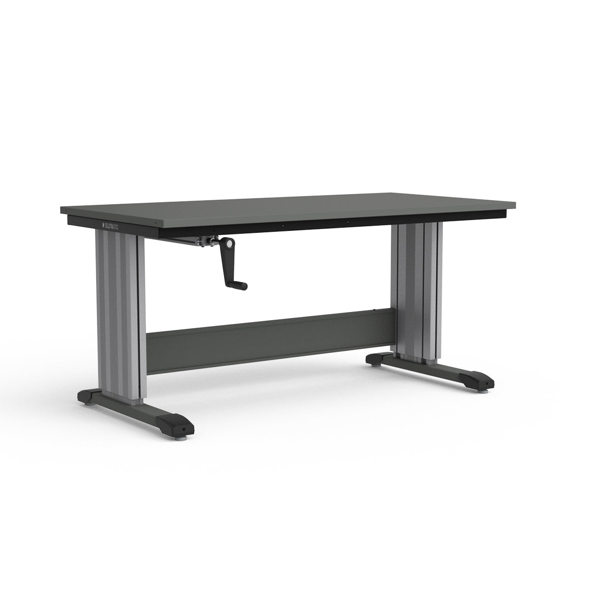 Adjustable Height Workbench - Painted Steel Top