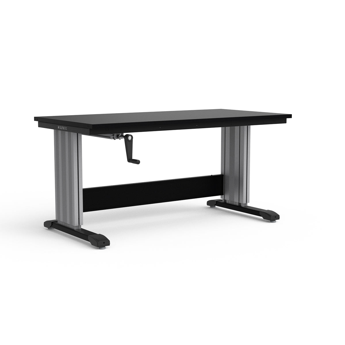 Adjustable Height Workbench - Painted Steel Top