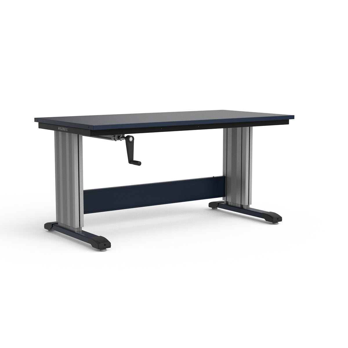 Adjustable Height Workbench - Painted Steel Top