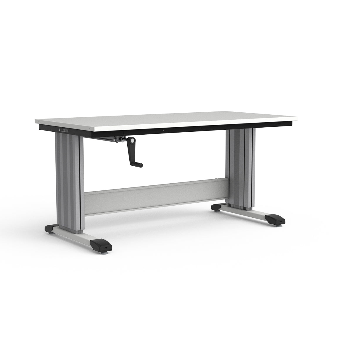 Adjustable Height Workbench - Painted Steel Top