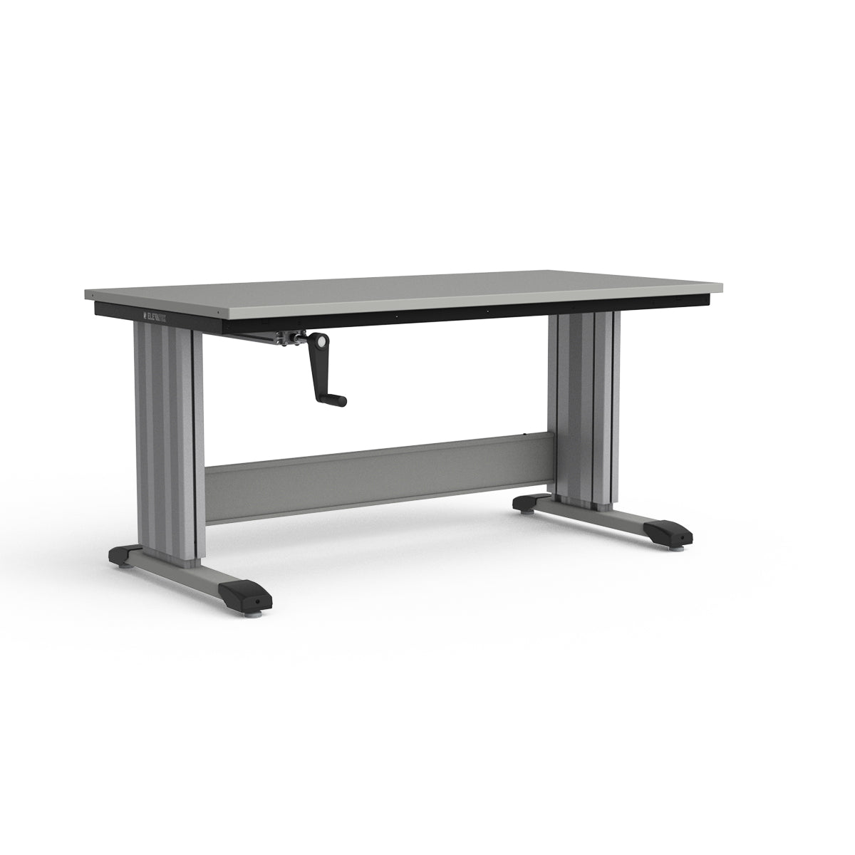 Adjustable Height Workbench - Painted Steel Top