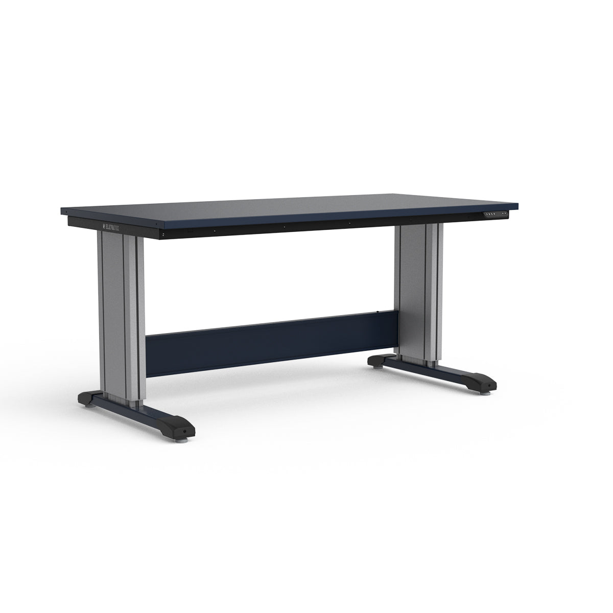 Adjustable Height Workbench - Painted Steel Top