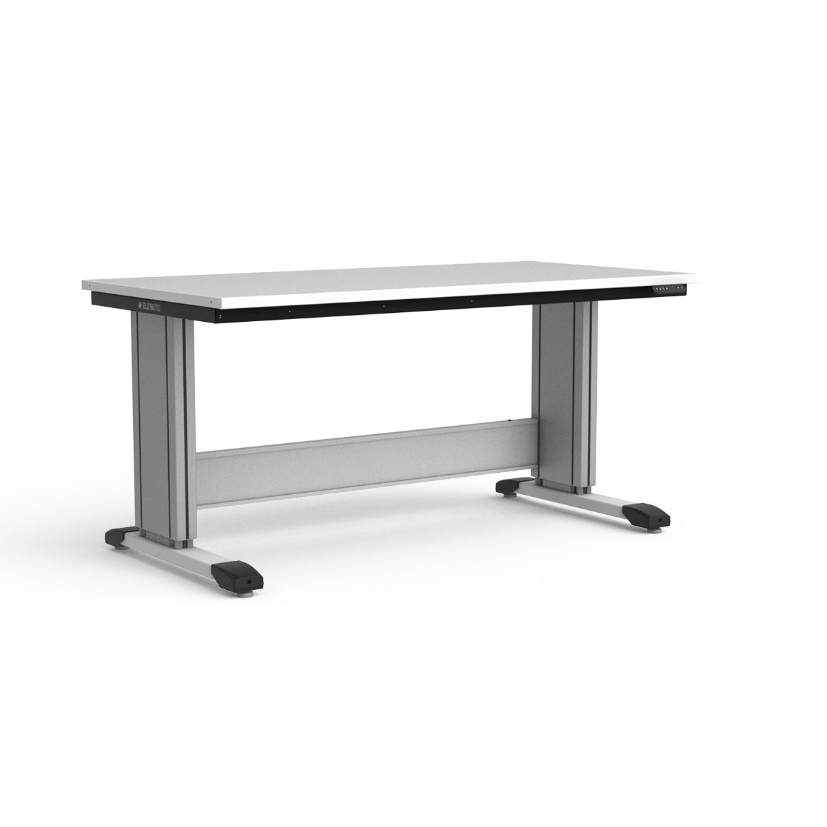 Adjustable Height Workbench - Painted Steel Top
