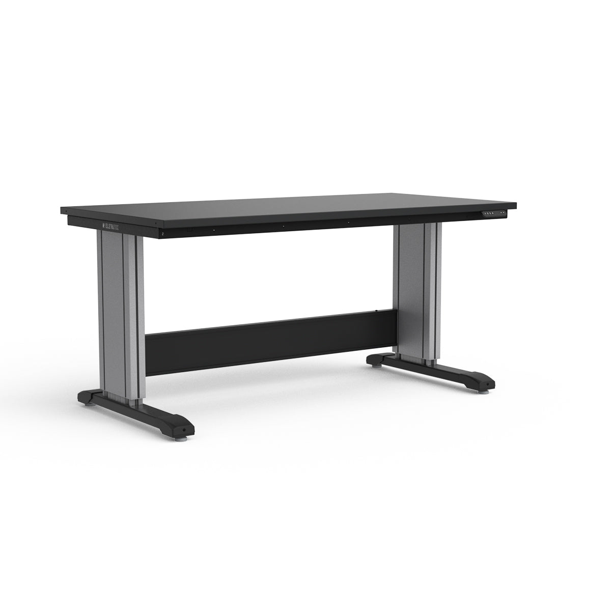 Adjustable Height Workbench - Painted Steel Top