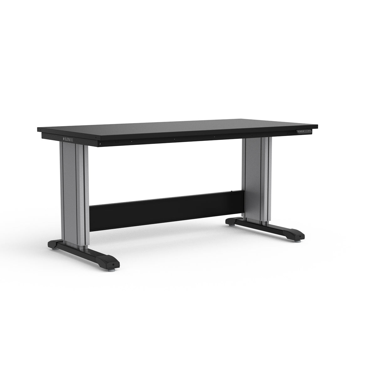 Adjustable Height Workbench - Painted Steel Top