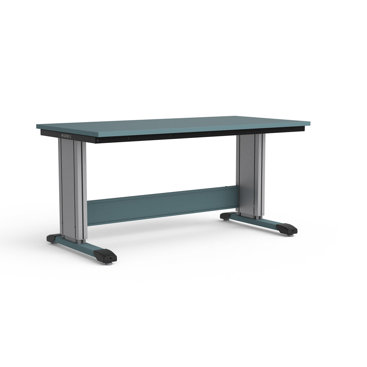 Adjustable Height Workbench - Painted Steel Top