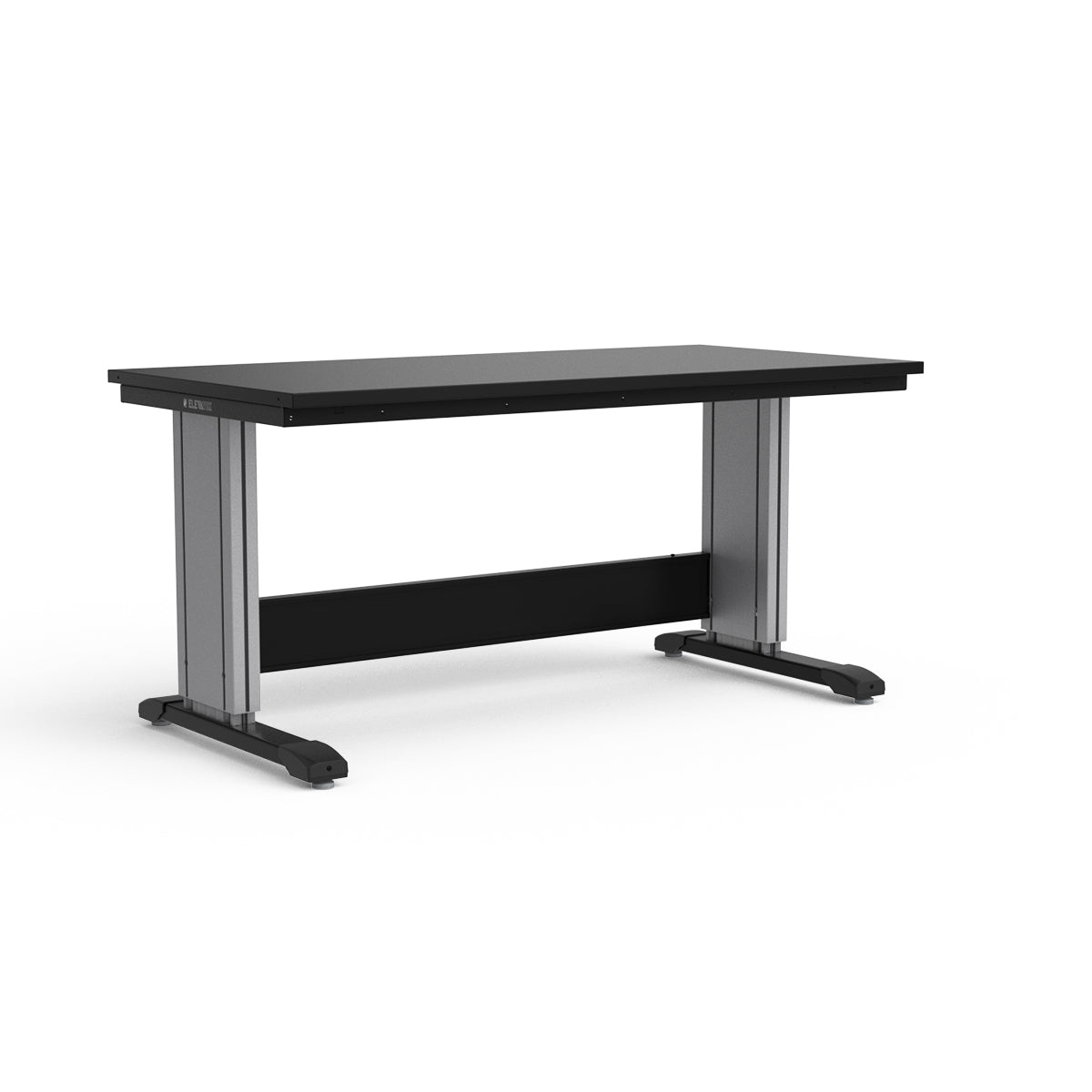 Adjustable Height Workbench - Painted Steel Top